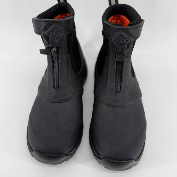 NEW The Original Muck Boot Company Men's Black Apex mid zip Ankle boot sz 12 - Picture 7 of 9